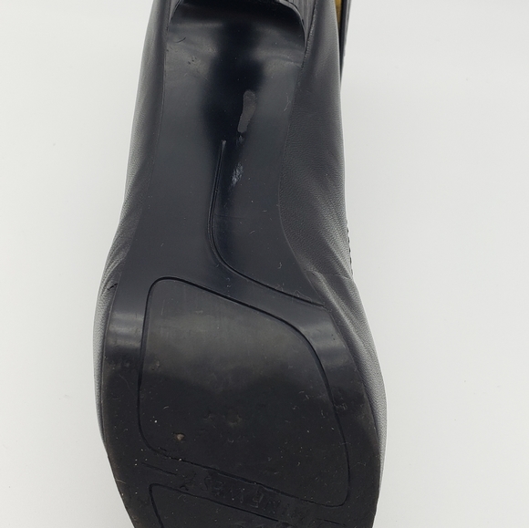 Nine West Square Toe Heels sz 8M - Picture 13 of 14